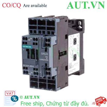 Ảnh của 3RT2024-2BB40 contactor 3 pha SIEMENS, 3 pha, 12A, 3NO