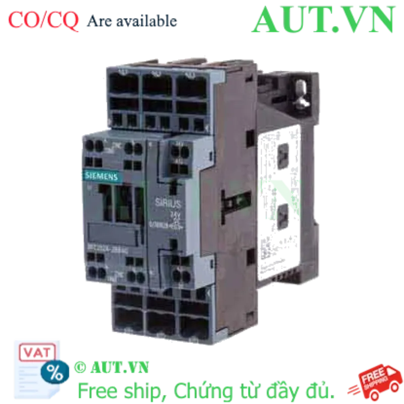 Ảnh của 3RT2024-2BB40 contactor 3 pha SIEMENS, 3 pha, 12A, 3NO