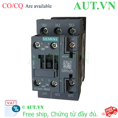Ảnh của 3RT2025-1BB40 contactor giá rẻ SIEMENS, 3 pha, giá tốt