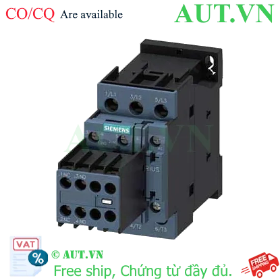 Ảnh của 3RT2026-1AF04 công tắc tơ điện từ SIEMENS, 3NO, mới 100%