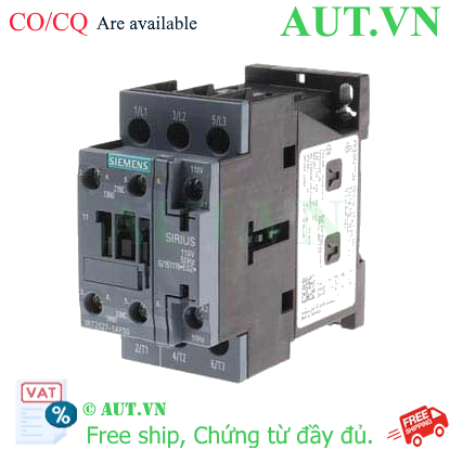 Ảnh của 3RT2027-1AF00 công tắc tơ điện từ SIEMENS, 3NO, 7A, 3 pha