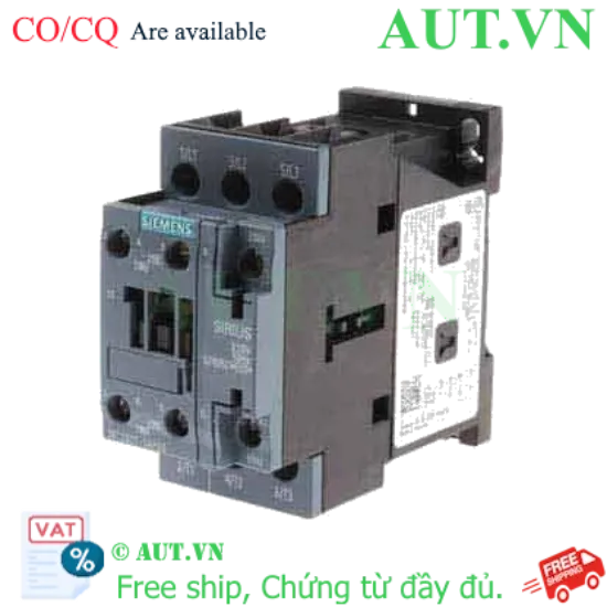 Ảnh của 3RT2027-1AP00 contactor 3P SIEMENS, 3 pha, 3NO, mới 100%