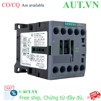 Ảnh của 3RT6015-1AB01 - Khởi động từ Siemens 7A, 3P, 3NO, 24VAC