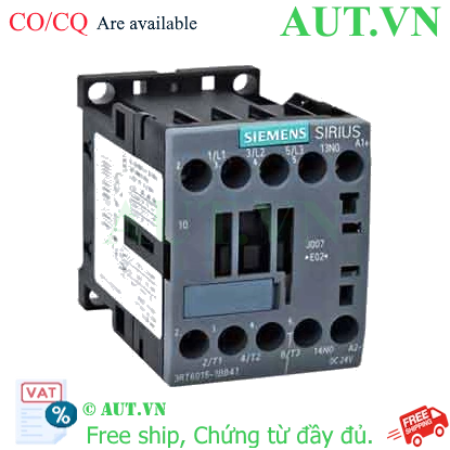 Ảnh của 3RT6015-1BB41 - Khởi động từ Siemens 7A, 3P, 3NO, 24VDC