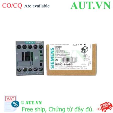 Ảnh của 3RT6016-1AB01 contactor 3 pha SIEMENS, 3 pha, 9A, 3NO