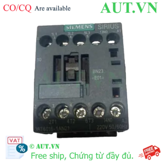 Ảnh của 3RT6016-1AN21 contactor giá rẻ SIEMENS 3 pha, tư vấn 24/7