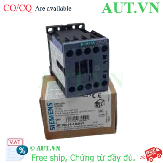Ảnh của 3RT6016-1BB41 contactor khởi động từ SIEMENS, 3NO, 24VDC