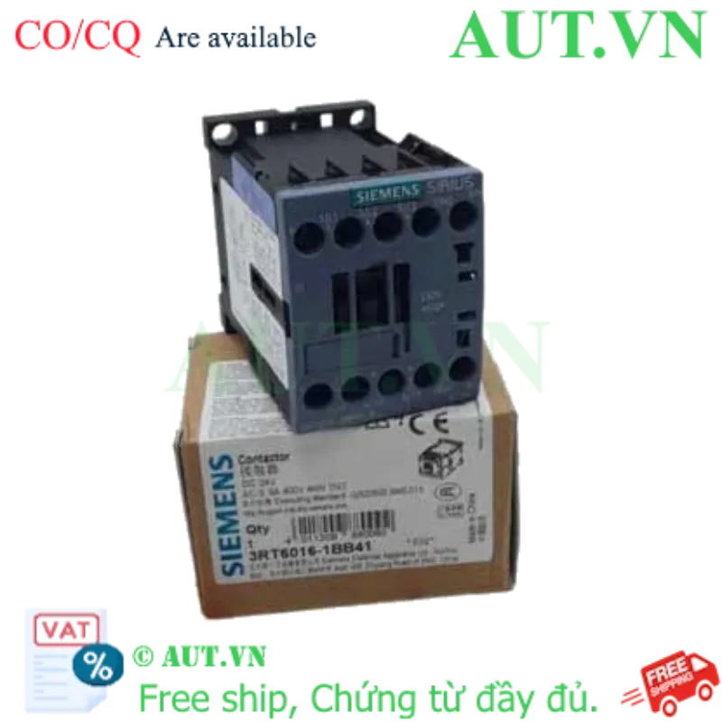 Ảnh của 3RT6016-1BB41 contactor khởi động từ SIEMENS, 3NO, 24VDC
