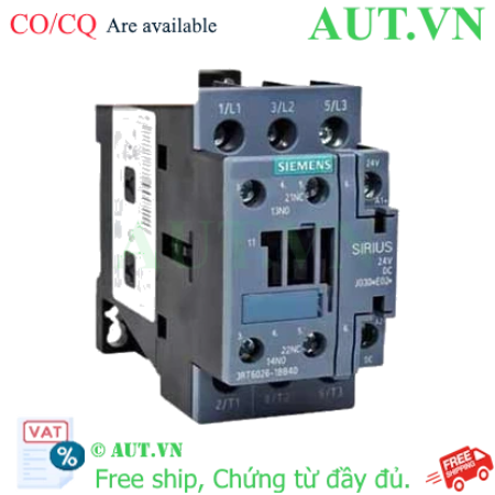 Ảnh của 3RT6026-1BB40 contactor khởi động từ SIEMENS, 3NO