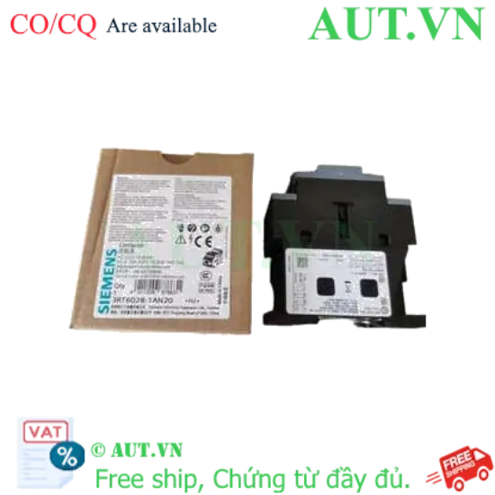 Ảnh của 3RT6028-1AN20 bộ khởi động từ 3 pha SIEMENS, 3NO, 220VAC