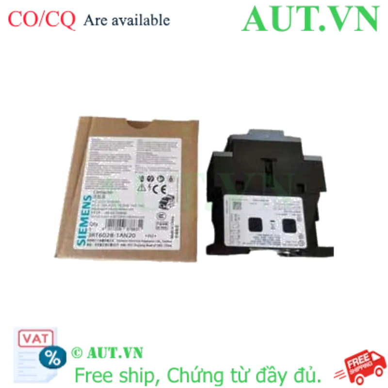 Ảnh của 3RT6028-1AN20 bộ khởi động từ 3 pha SIEMENS, 3NO, 220VAC