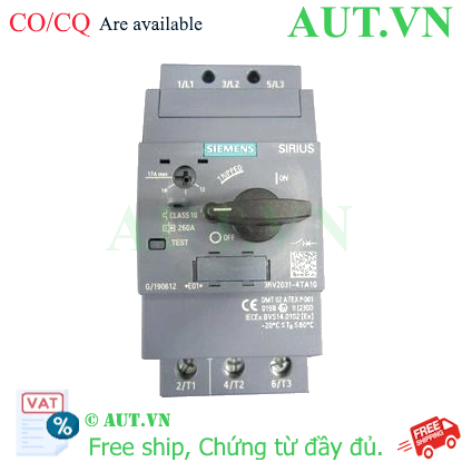Ảnh của 3RV2031-4TA10 bộ khởi động SIEMENS, 70-80A, mới, giá tốt