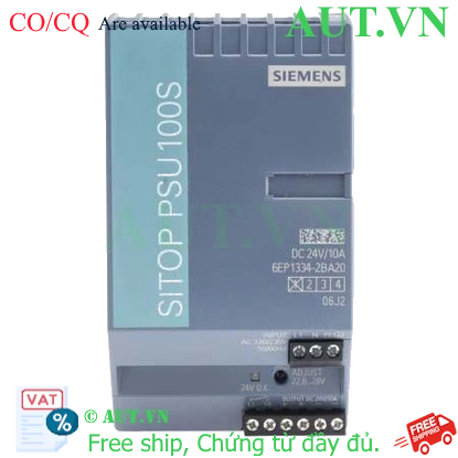 Ảnh của 6EP1334-2BA20 - Bộ nguồn SITOP PSU100S SIEMENS 24VDC, 10A