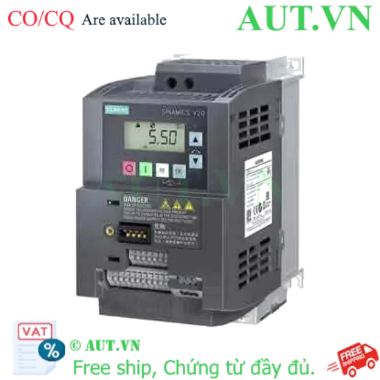 Ảnh của 6SL3210-5BE13-7UV0 - Máy biến tần Siemens, ưu đãi cao