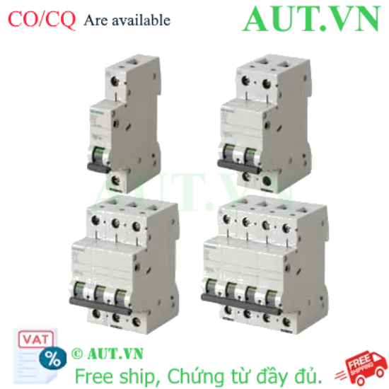 Ảnh của Aptomat cài 10kA đường đặc tuyến D SIEMENS 5SL4232-8CC 