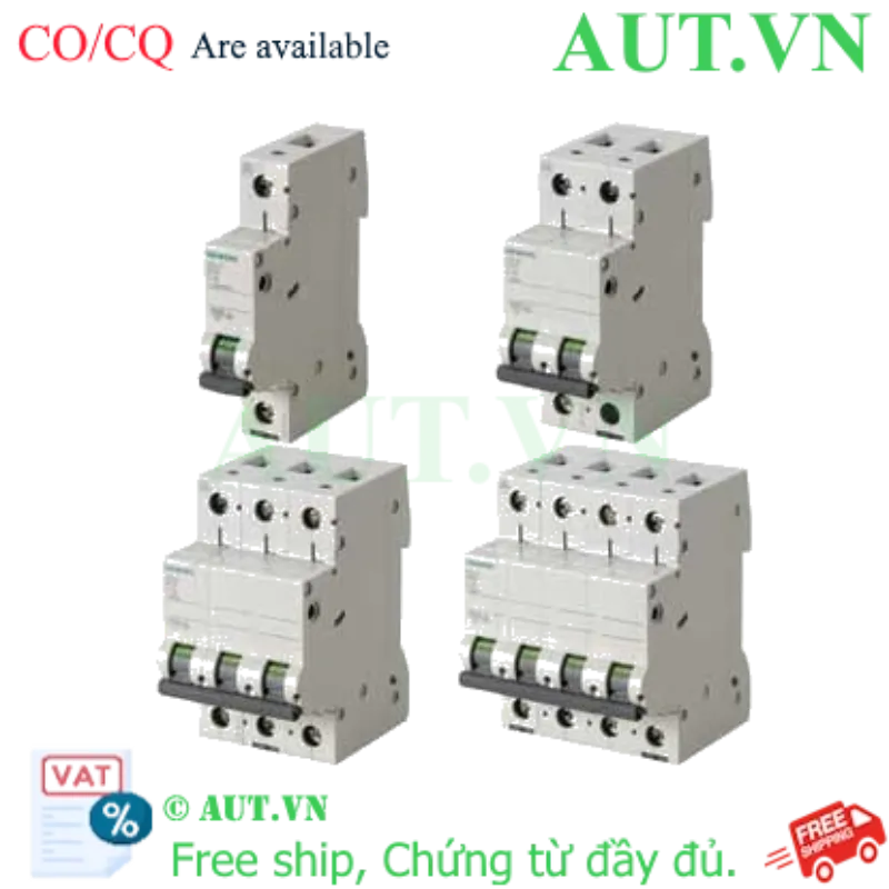 Ảnh của Aptomat cài 10kA đường đặc tuyến D SIEMENS 5SL4263-8CC 