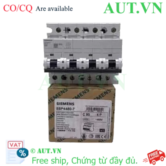 Ảnh của Aptomat cài 10kA SIEMENS 5SP4480-7 