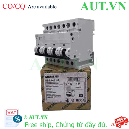 Ảnh của Aptomat cài 10kA SIEMENS 5SP4491-7 
