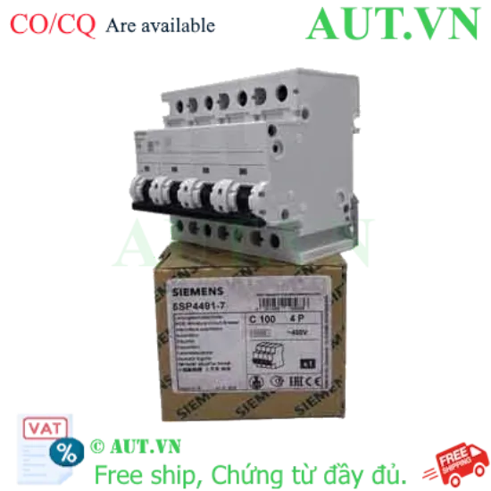 Ảnh của Aptomat cài 10kA SIEMENS 5SP4491-7 