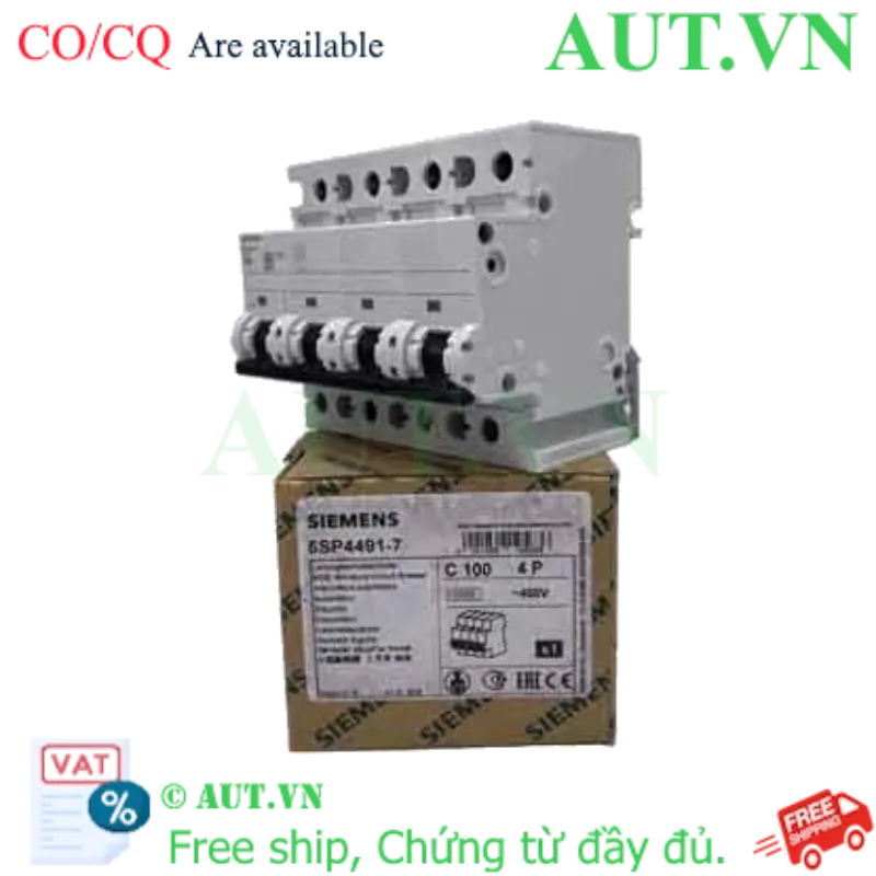 Ảnh của Aptomat cài 10kA SIEMENS 5SP4491-7 