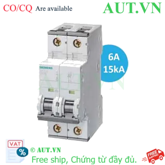 Ảnh của Aptomat cài 15kA SIEMENS 5SY7206-7 