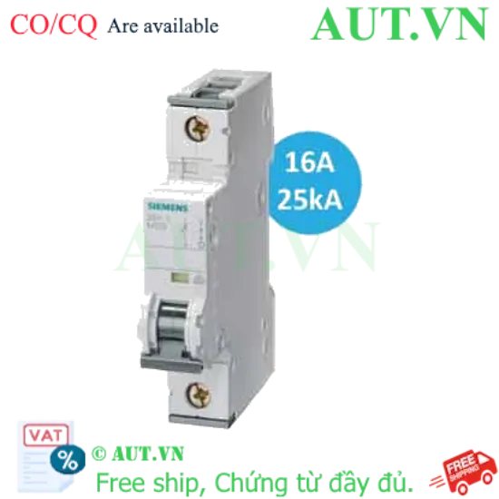 Ảnh của Aptomat cài 25kA SIEMENS 5SY8116-7 