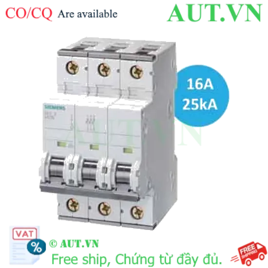 Ảnh của Aptomat cài 25kA SIEMENS 5SY8316-7 