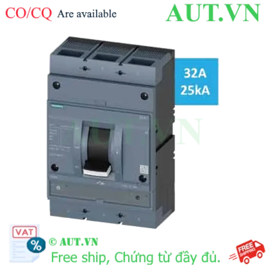 Ảnh của Aptomat khối loại ngắt nhiệt-từ SIEMENS 3VA1132-3EE32-0AA0 