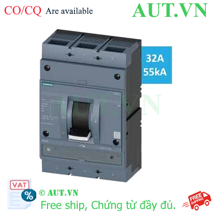 Ảnh của Aptomat khối loại ngắt nhiệt-từ SIEMENS 3VA1132-5EE32-0AA0 