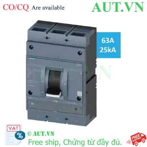 Ảnh của Aptomat khối loại ngắt nhiệt-từ SIEMENS 3VA1163-3EE32-0AA0 