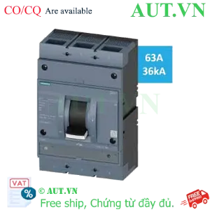 Ảnh của Aptomat khối loại ngắt nhiệt-từ SIEMENS 3VA1163-4EE32-0AA0 