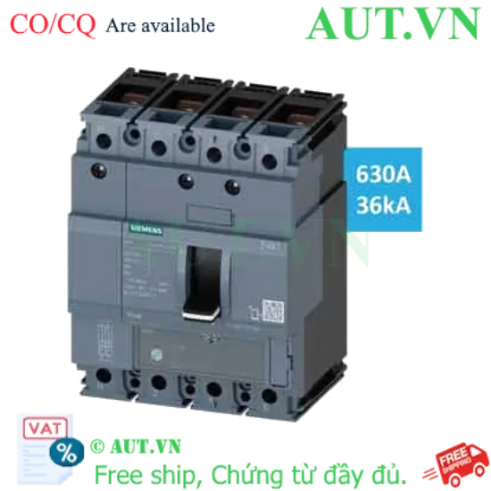 Ảnh của Aptomat khối loại ngắt nhiệt-từ SIEMENS 3VA1463-4GF42-0AA0 