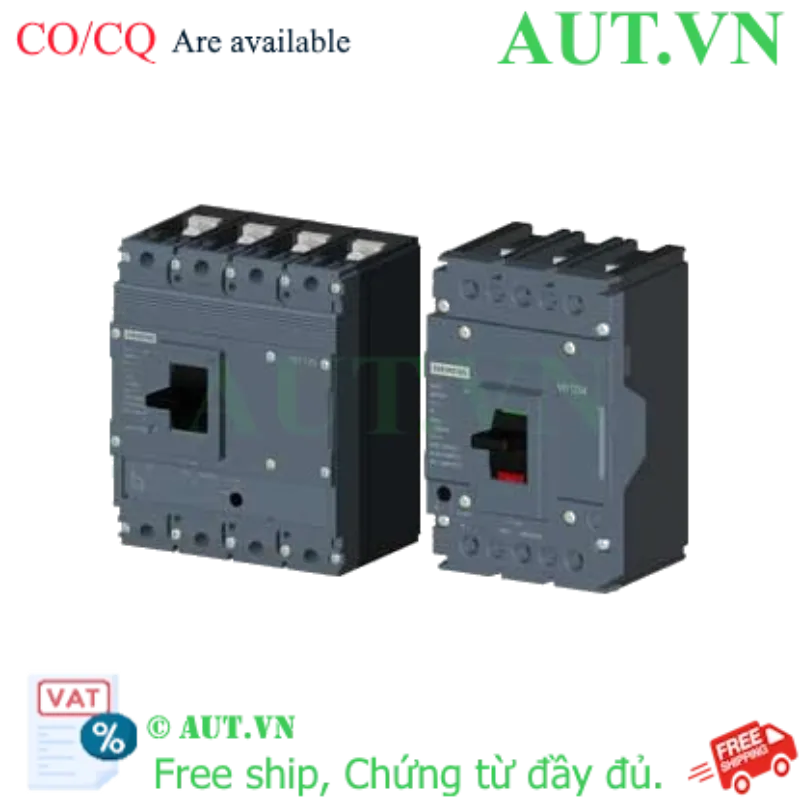 Ảnh của Aptomat khối MCCB nhiệt động từ tĩnh SIEMENS 3VJ1012-2DB32-0AA0 