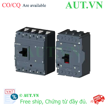 Ảnh của Aptomat khối MCCB nhiệt động từ tĩnh SIEMENS 3VJ1103-4EB42-0AA0 