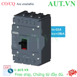 Ảnh của Aptomat khối MCCB nhiệt từ SIEMENS 3VJ1003-1DA32-0AA0 