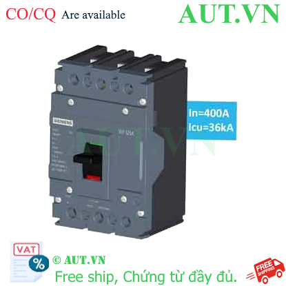 Ảnh của Aptomat khối MCCB nhiệt từ SIEMENS 3VJ1340-5DA32-0AA0 