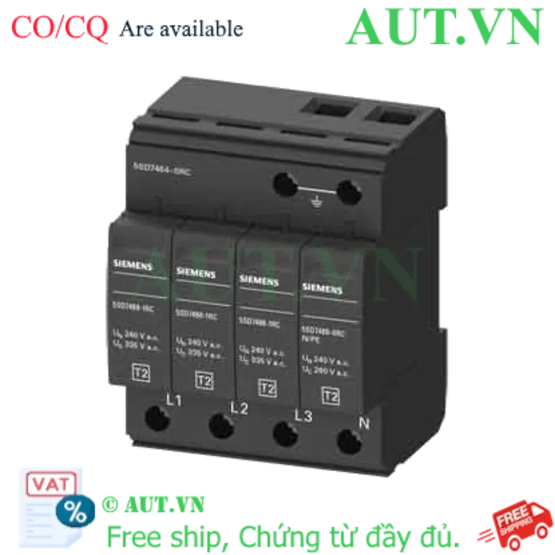 Ảnh của Bộ chống sét loại 2 SIEMENS 5SD7464-0RC 