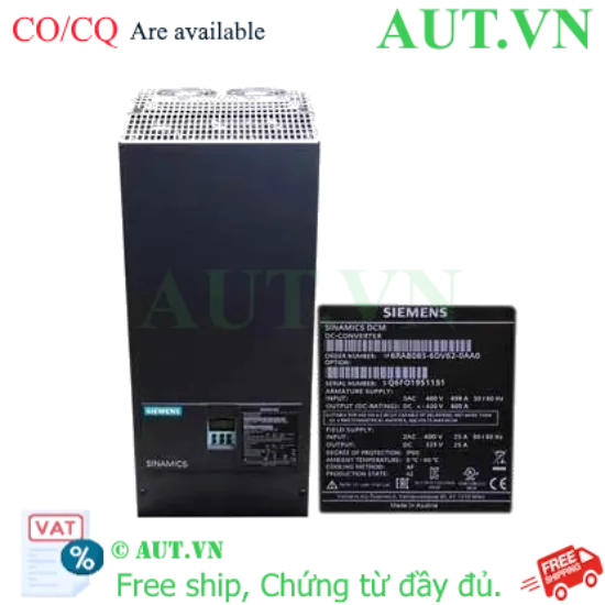 Ảnh của Bộ chuyển đổi DC SINAMICS SIEMENS 6RA8085-6DV62-0AA0 