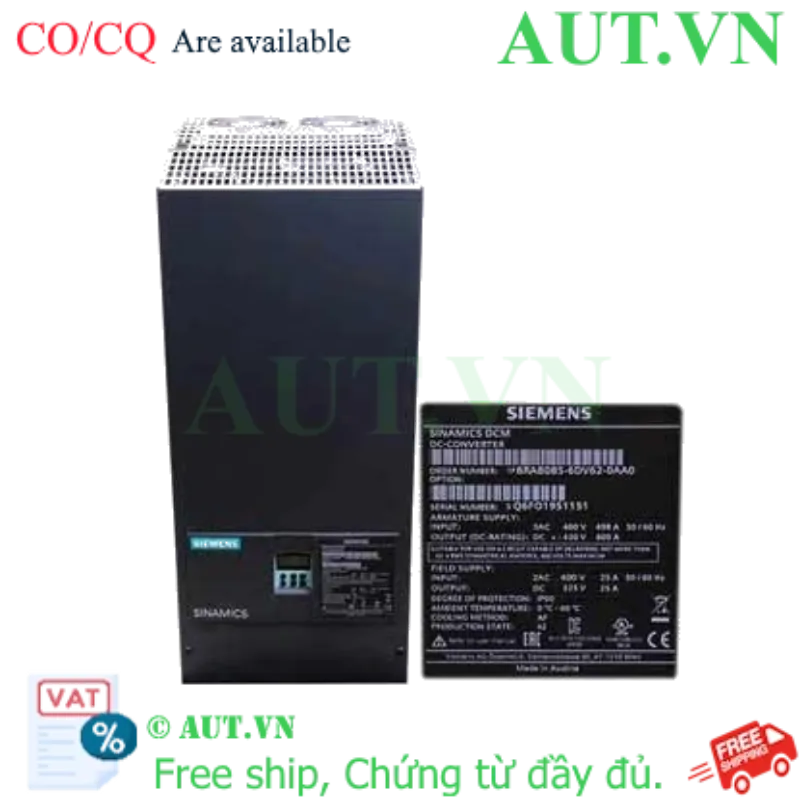 Ảnh của Bộ chuyển đổi DC SINAMICS SIEMENS 6RA8085-6DV62-0AA0 