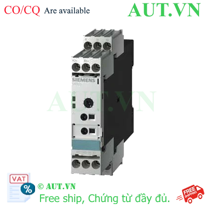 Ảnh của Bộ đặt thời gian đa năng SIEMENS 3RP15 05-1AQ30 110VAC/24VDC, 100h