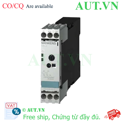 Ảnh của Bộ định thời On-delay SIEMENS 3RP15 25-1AQ30 110VAC/24VDC, 100h