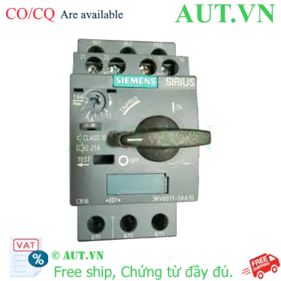 Ảnh của Bộ khởi động động cơ SIEMENS 3RV6011-1AA10 