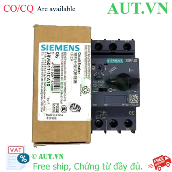 Ảnh của Bộ khởi động động cơ SIEMENS 3RV6011-1CA10 