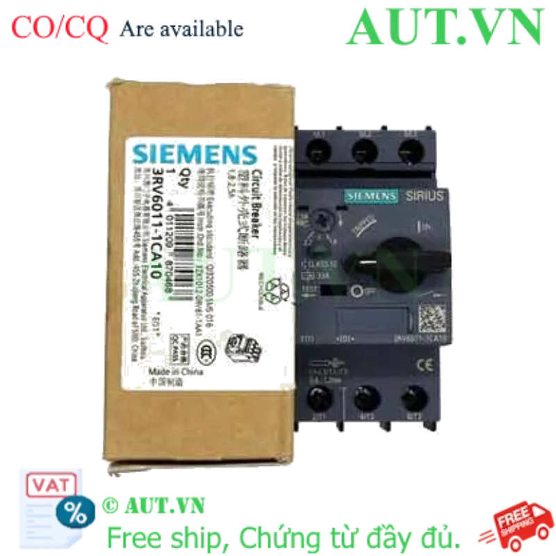 Ảnh của Bộ khởi động động cơ SIEMENS 3RV6011-1CA10 