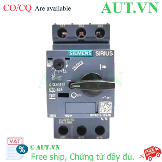 Ảnh của Bộ khởi động động cơ SIEMENS 3RV6011-1DA10 