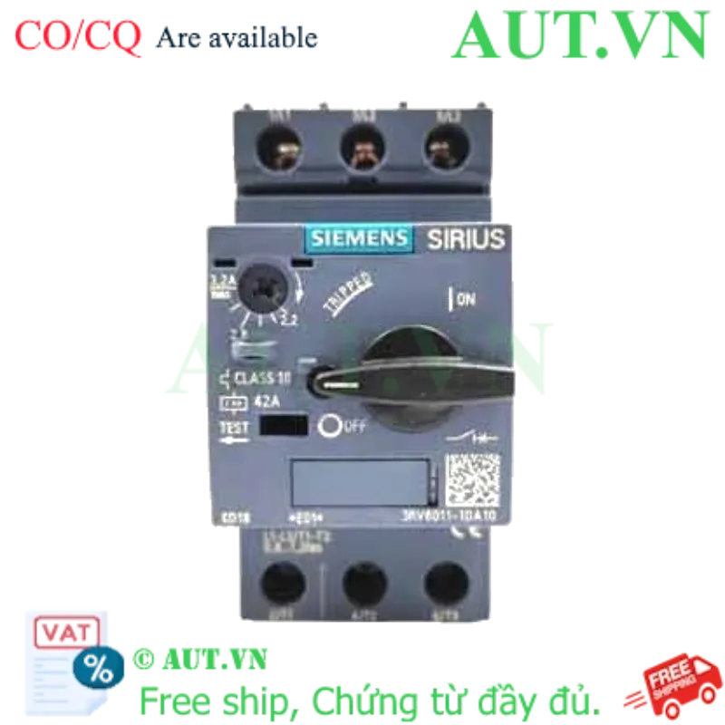 Ảnh của Bộ khởi động động cơ SIEMENS 3RV6011-1DA10 