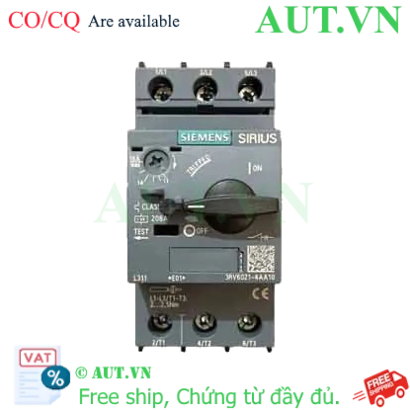 Ảnh của Bộ khởi động động cơ SIEMENS 3RV6021-4AA10 