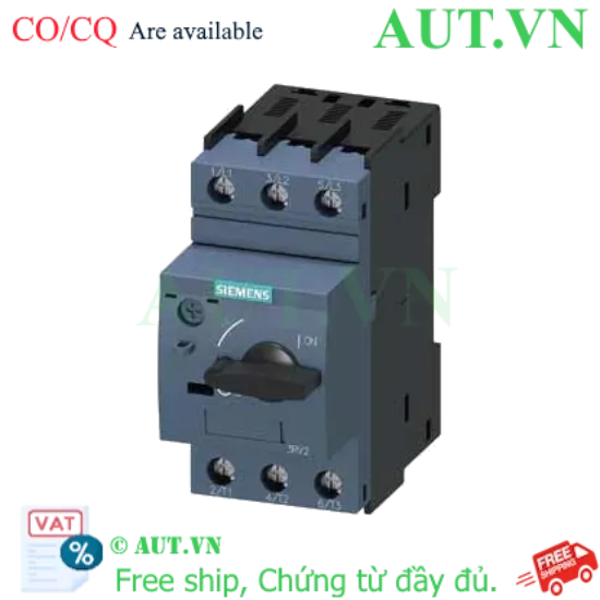 Ảnh của Bộ ngắt mạch bảo vệ động cơ SIEMENS 3RV2011-0KA10 