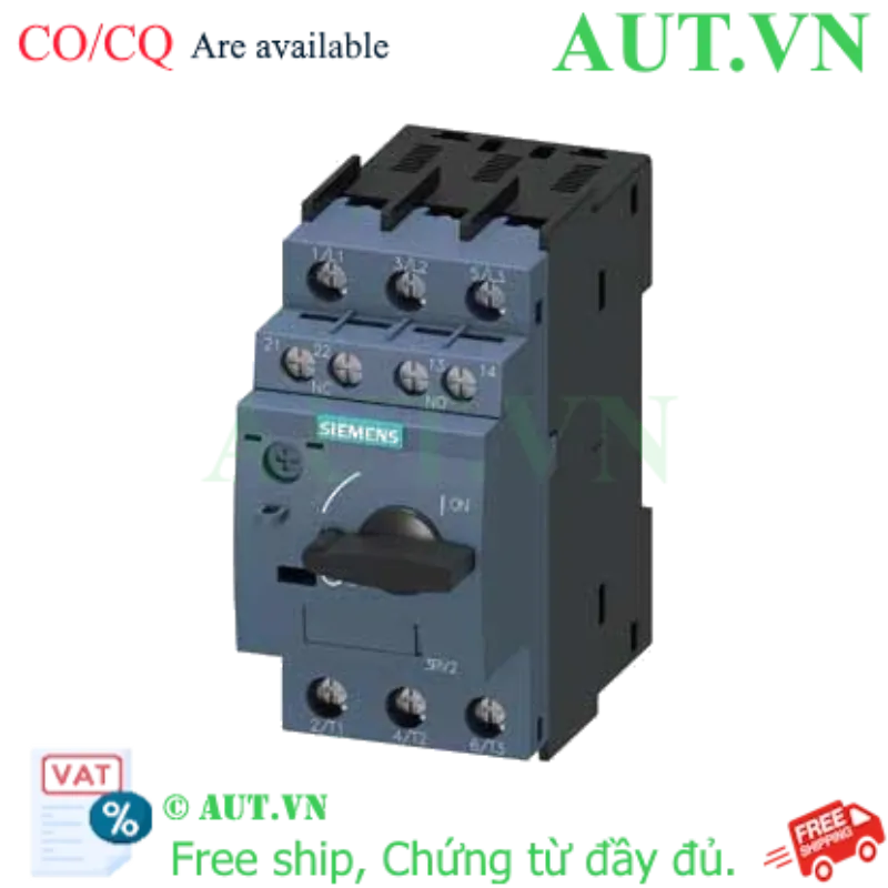 Ảnh của Bộ ngắt mạch bảo vệ động cơ SIEMENS 3RV2011-1GA15 