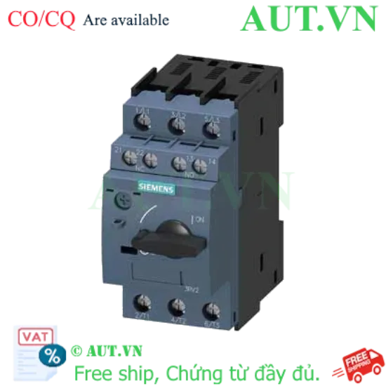 Ảnh của Bộ ngắt mạch bảo vệ động cơ SIEMENS 3RV2021-4NA15 